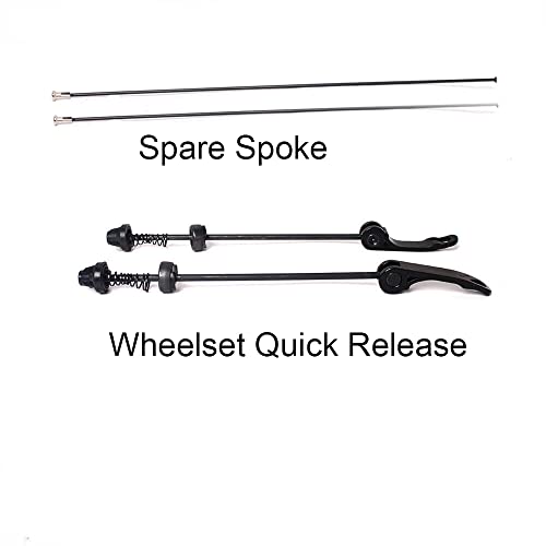 Bucklos Road Bike Wheelset 700C Rim Brake,30Mm Depth Rims 24H Aluminum Alloy Road Bike Wheels, Front Rear Bicycle Wheel With Quick Release Fit 8/9/10 Speed Cassette/ 23/24/25C Tire  #TOP5