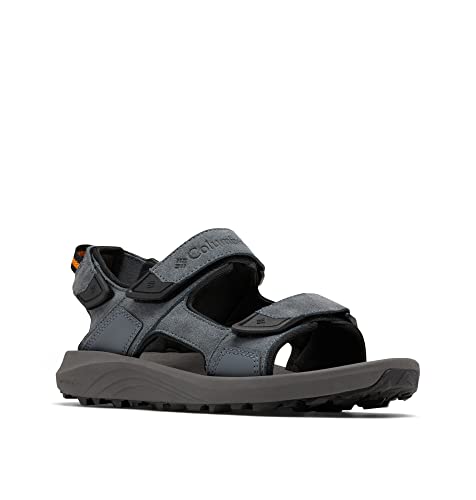 Columbia Trailstorm Hiker 3 Strap Sandalias De Senderismo Y Trekking para Hombre, Gris (Graphite x Black), 44 EU