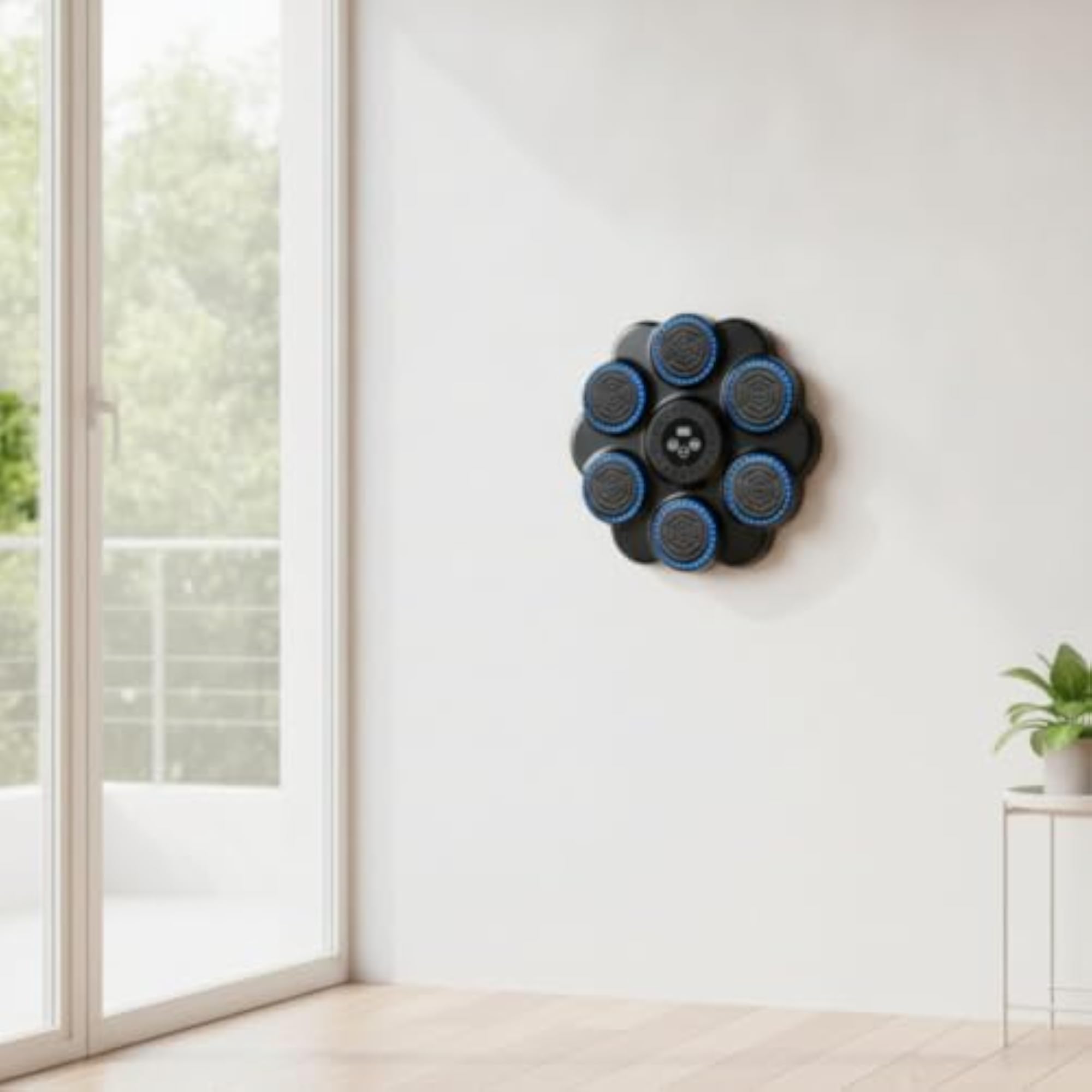 Height-Adjustable Music Boxing Machine, Bluetooth Enabled