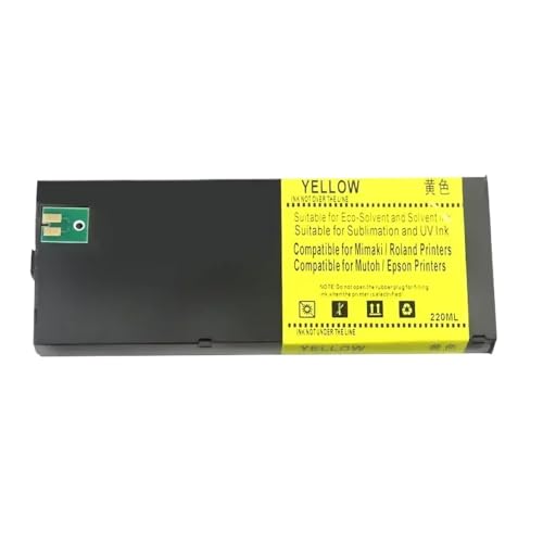 Cartouche d'encre ECO 220ml Yellow pour imprimante Roland LEF 300 LEF 20