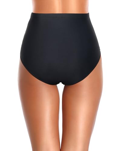 Tempt Me Women High Waisted Bikini Bottoms Tummy Control Swimsuit Bottoms Ruched Bathing Suit Bottom2