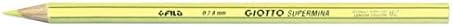 Giotto Supermina Coloured Pencils - Set of 12 Giallo Limone, 1 count (Pack of 12)