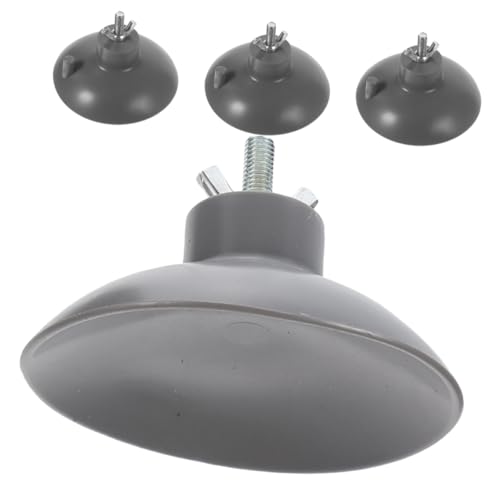 VOSAREA 4Pcs Suction Cups for Fryer Feet Fixator Desk Suction Cup for Popcorn Machines Non Slip Design for Workstations and Equipment Stability