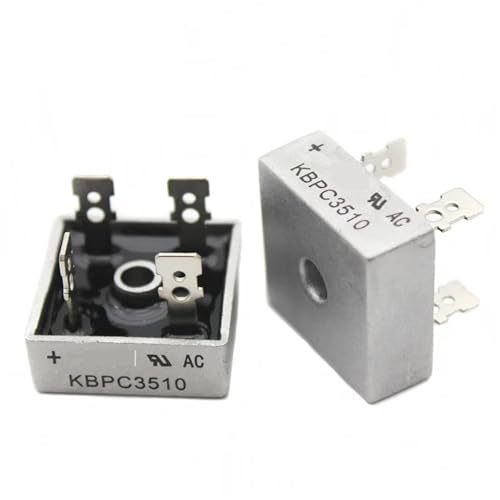 Puente de diodos KBPC3510 pack de 5 rectificadores de 35A y 1000V para fuentes de alimentación 2
