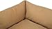 Trixie Hundebett Marley 60 x 50 cm in Ocker – eckiger Hundekorb für kleine Hunde - gemütliches Hundekörbchen mit hochwertigem Canvas Baumwollbezug - weich & waschbar - 37693