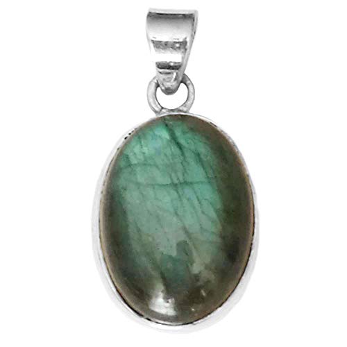 Pendentif labradorite argent 925 Le Luft pour sublimer vos tenues bohèmes et styles du quotidien