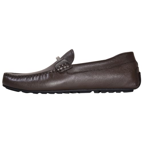 BOSS Men's Noel Grain Leather Tonal Loafer Shoe3