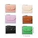 DLOULP Modern Zippers Closure Card Case for Women Compact Size Practical PU Leather Fashion Accessory Women's Zippers Card Case
