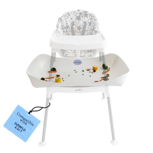 CATCHY - Food Catcher - Compatible with Evenflo 4-in-1 Eat &amp; Grow High Chair + 11 Other High Chairs - Highchair Sold Separately - Baby &amp; Toddler Food &amp; Mess Catcher - Under High Chair Accessory