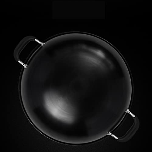 Wok de Hierro Fundido Tradicional Chino 38 cm miniatura 5