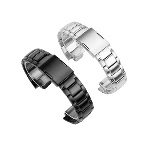 Bracelet montre acier inoxydable massif chaîne robuste pour Casio Edifice