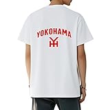 [MYDYHKX] 横浜高校 高校野球 甲子園 Tシャツ メンズ 半袖 綿100% クルーネック インナーシャツ 肌着 ゆったり 快適 柔らかい 春夏秋冬 カジュアル S