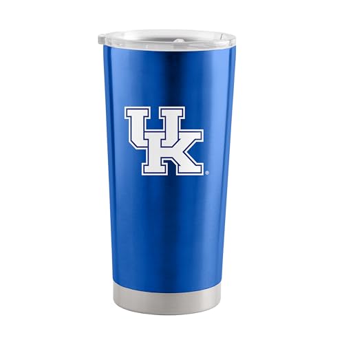 Image of Logo Brands 20 oz Powder Coat Tumbler- Insulated Tumbler with Lid for Water, Iced Tea or Coffee, Smoothie and More