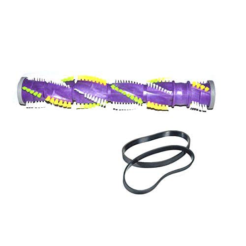 Replacement for Bissell Vacuum Cleaner 1 Brushroll with 2 Flat Belt for Models 1322, 1329, 1328, 1328V, 1332, 1320, 13202, 1320A