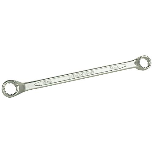 Image of STANLEY 70-385 Offset Ring End Spanners-Matte Finish-14x15mm