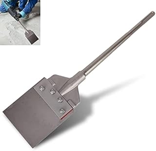 MYOYAY SDS Max Floor Scraper 6 Inch Wide Heavy Duty Blade Scraper Tile Removal Chisel Bit with Long Handle