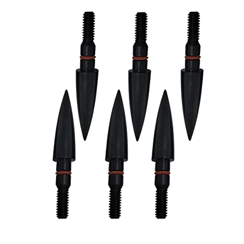 100/125/150/200 Grains Archery Field Points Practice Field Tips, Archery Target Practice Hunting Arrow Tip For Recurve, Compound Bow Crossbow, Steel Screw In Broadheads 12 Pcs (5/16″-125Grains) #TOP3