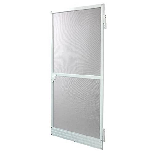 Générique Moustiquaire Porte battante - H220 cm x L100 cm - Aluminium Blanc