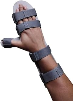 Static cockup splint palm support, Static support elbow support Hand Support For (Large Right Hand)
