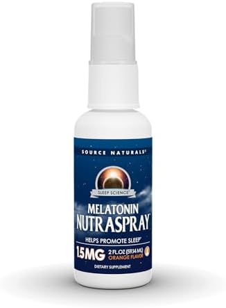 Source Naturals Melatonin NutraSpray Natural Orange -1.5 mg - 2 fl oz