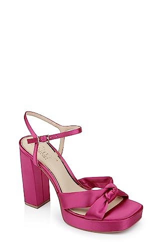 Image of Jewel Badgley Mischka Valencia Platform Heels