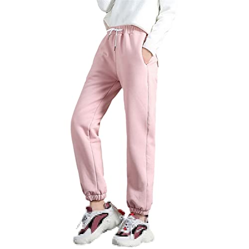 Pantalon hiver femme contre le froid polaire épaisse chaude rose XL sport