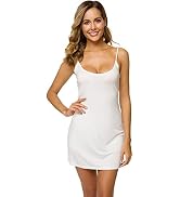 WiWi Women's Bamboo Viscose Slip Nightgown | Comfy Sleeveless Chemise Lounge Dress (S-4X)