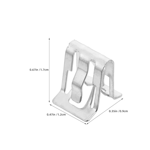 Sujetadores metálicos de coche Happyyami, 120 clips para panel de moldura y salpicadero 4