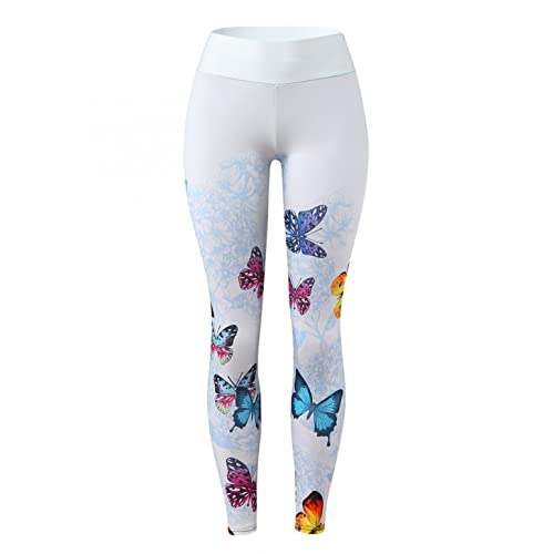 80er Jahre Stil Neon Schlank Bootcut Yoga Hose High Waist Leggings Pfau Drucken Nacktes Gefühl Elastic Strumpfhose Cover