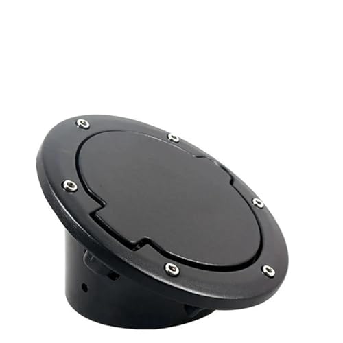 Bouchon réservoir carburant aluminium noir pour Jeep Wrangler JK et JKU 2007-2018
