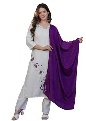 Costume indien pour femme brodé parfait pour les mariages et fêtes