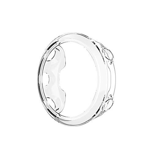 LDFAS Forerunner 45S Case, 39MM Silicone TPU Shock-Proof and Protector Cover Compatible for Garmin Forerunner 45S Smartwatch, Clear