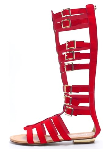 Sandales de gladiateur hautes TM027 en finir avec les pieds qui glissent