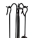 Panacea 15041 4-Piece Fireplace Tool Set