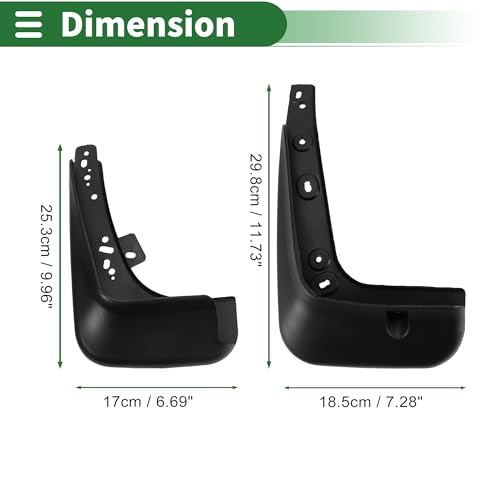 Image of Motoforti Mud Flaps Splash Guards Mud Guards for Kia K5(Saloon) 2011-2014 W /Mount Accessories