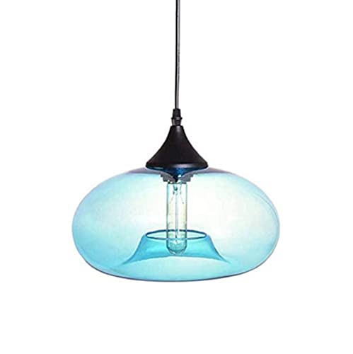 Lustre suspension en verre pour remplacer un plafonnier terne par un éclairage chaleureux