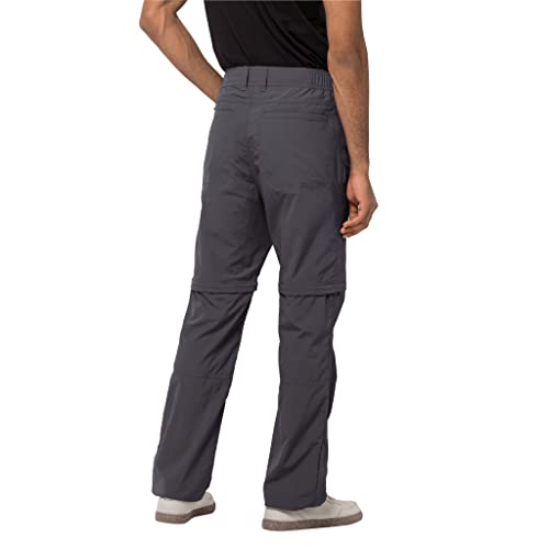 Foto von Jack Wolfskin Herren Canyon Zip-off Pants Wanderhose, Asphalt, 48 EU