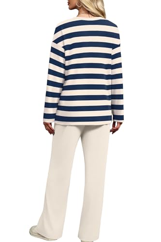 XIEERDUO Lounge Sets for Women 2 Piece V Neck Button Matching Sweatsuit Loungewear Fall Outfits Fashion Clothing Pajamas - Image 6
