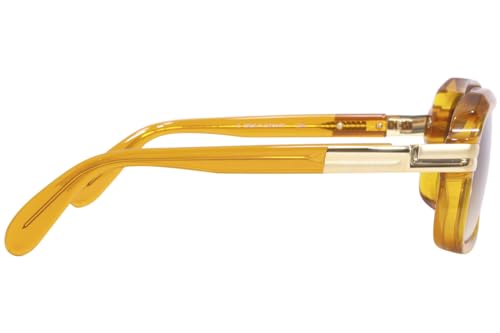 Cazal Legends 607/3 012 Sunglasses Amber/Brown Gradient Square Shape 56mm3