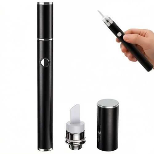 Hot Knife Dab Tool for Wax Portable Rechargeable Heated Pen Kit with Replaceable Ceramic Tip Type-C Cordless Electric Cutting Accessories for Soap DIY Crafting & Carving (1 Set)