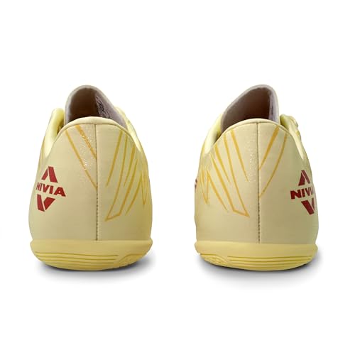 Image of Nivia Encounter 11.0 Futsal Shoes for Men, Indoor Football Shoes with Non-Marking Rubber Sole, Durable Synthetic Upper, Cushioned Insole, Enhanced Grip & Control for Training and Match Play