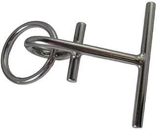 US Stainless Portable Dock Cleat 316 Stainless Steel with O-Ring for Fenders, Bumpers, Mooring Line Marine Grade