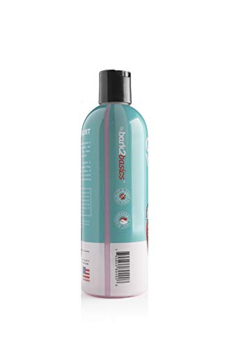 Bark2Basics Pomegranate Greek Yogurt Dog Shampoo, 16 Oz - Protein Rich, Professional Grade Concentrated, Repairs And Nourishes The Skin And Coat, Moisturizing #TOP1