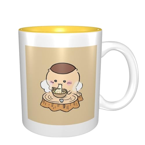 ちいかわ くりまんじゅう マグカップ コーヒーカップ コーヒーマグ マグ 陶磁器 耐熱 耐冷 おしゃれ 持ちやすい 人気 かわいい 電子レンジ対応 330ml