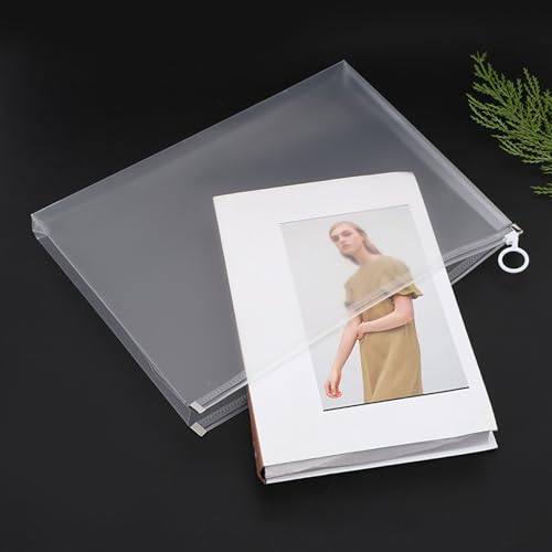 Carpeta de archivos de PVC con cremallera resistente para soporte de documentos 2