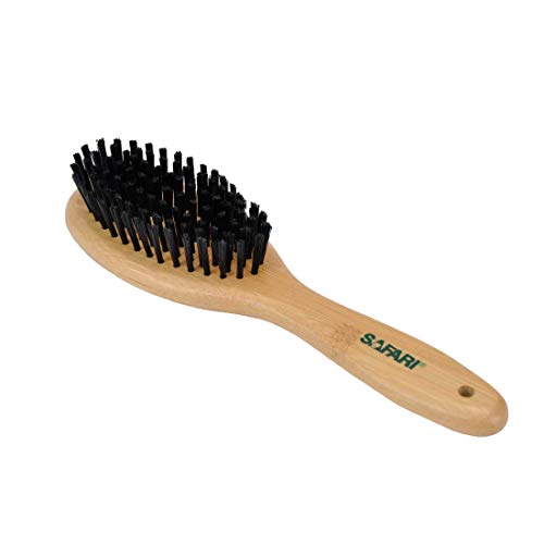 Coastal Pet - Safari - Bristle Dog Brush with Bamboo Handle, Brush, Large (8.5" L x 2.5" W)