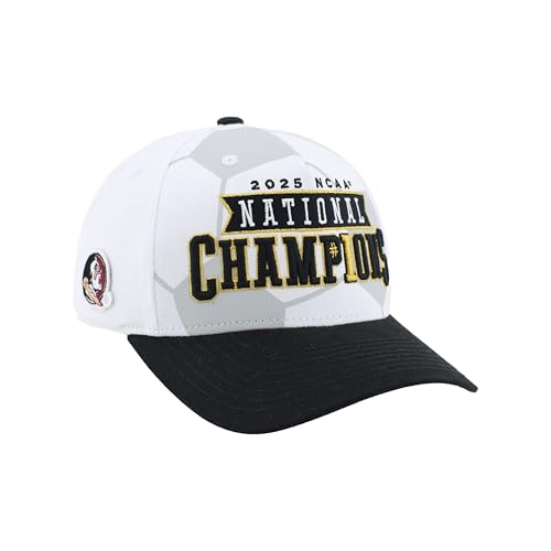 Florida State Seminoles NCAA Officially Licensed 2025 Women's Soccer National Champs Hat White