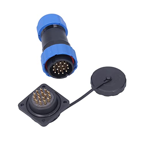 Conector Aviación Cuadrado Hyuduo 16 Núcleos IP68 miniatura 1