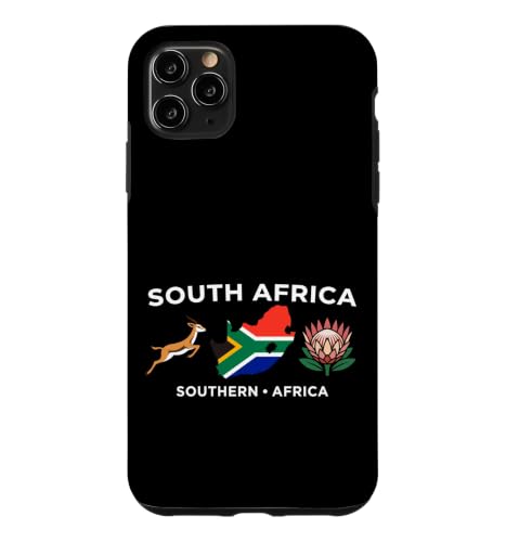 South Africa Flag Map Springbok Protea Southern Africa Art Case for iPhone 11 Pro Max