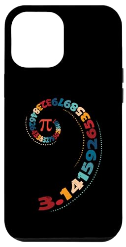 Coque pour iPhone 12 Pro Max Pi Day 3.14 Spirale Math Lover Gift Mathematics Math Teacher